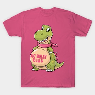 Preggosaurus Rex Pregnancy Mom Dinosaur Gift T-Shirt